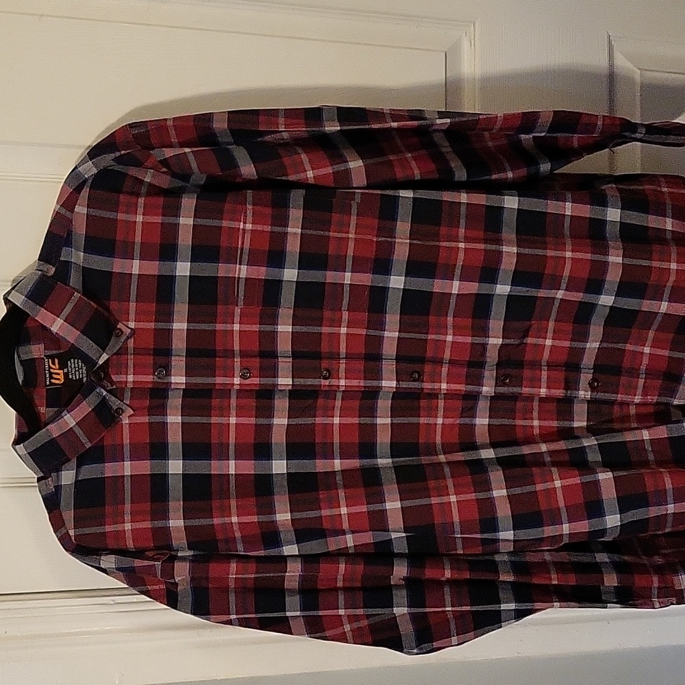 Men's Walnut Creek Button Down Plaid Casual Shirt